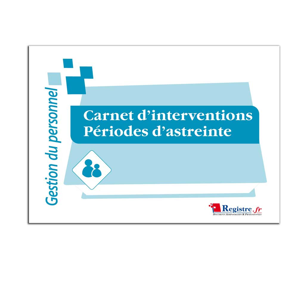 Carnet d'interventions, périodes d'astreinte