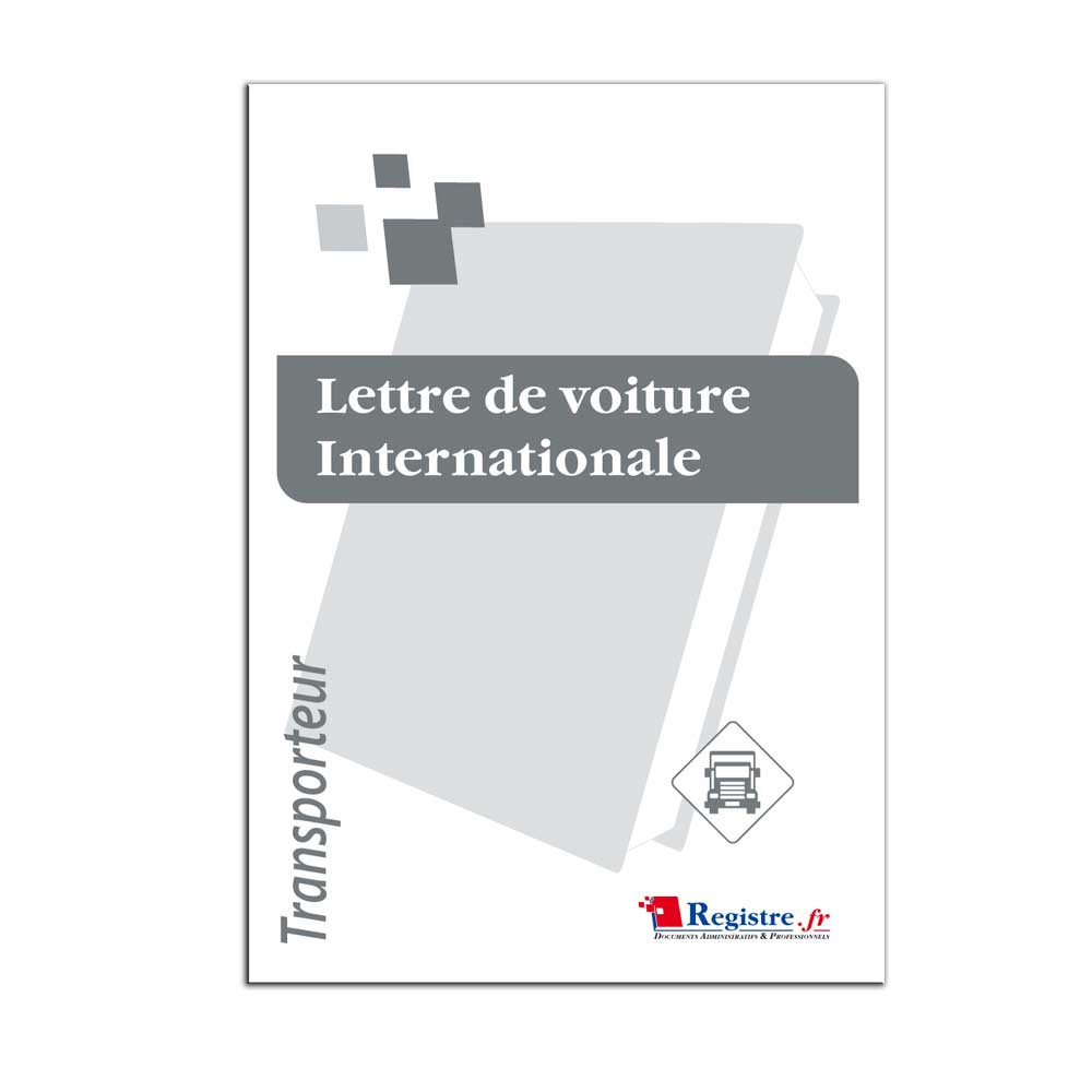 Lettre de voiture internationale