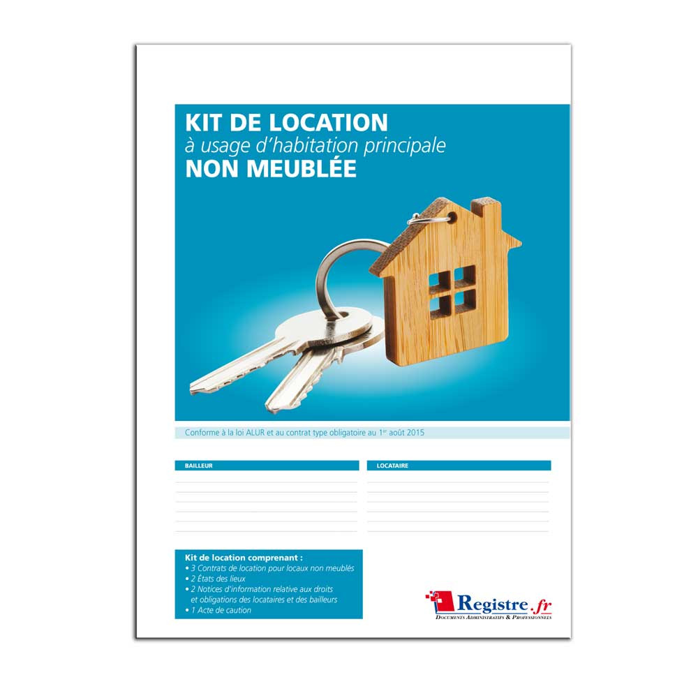 kit de location à usage d'habitation principale non meublée