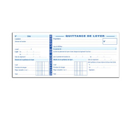 carnet de quittances de loyer, propriétaire, locataire