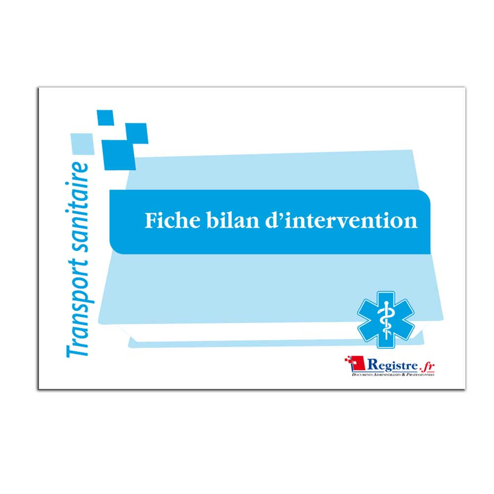 Fiche bilan d'intervention