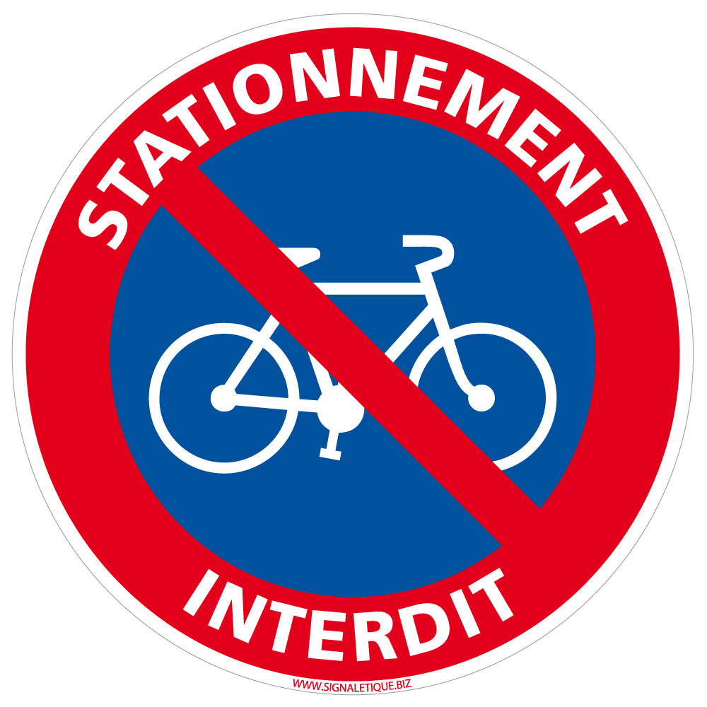 Stationnement interdit réservé aux vélos