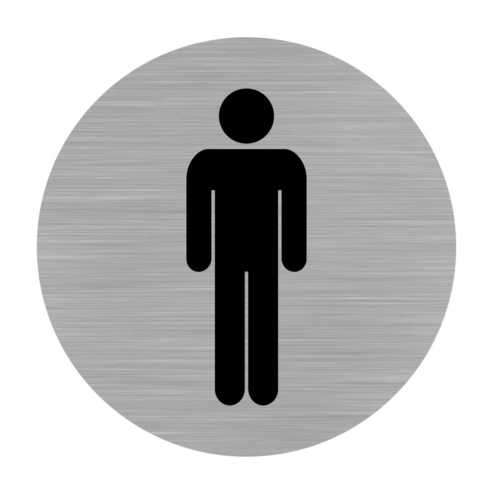 Plaque toilette homme Plaque toilette homme