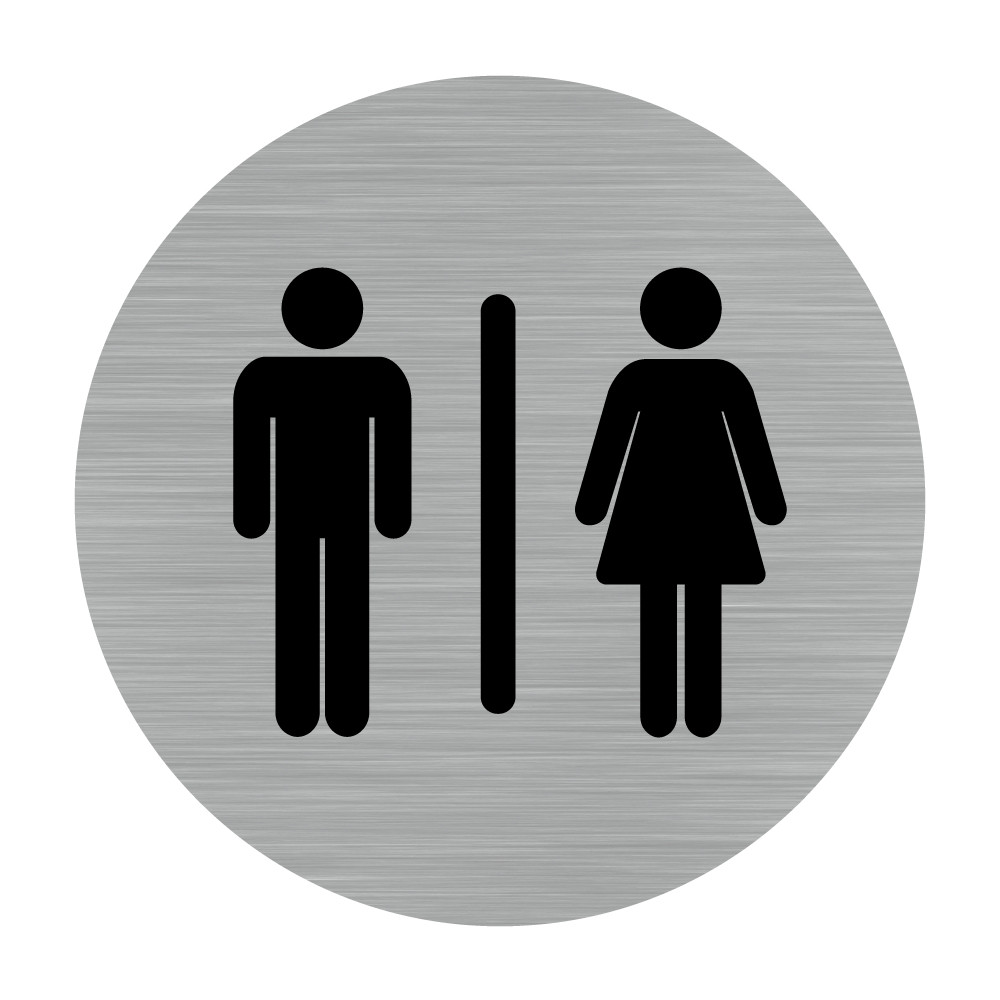 Plaque toilette homme femme