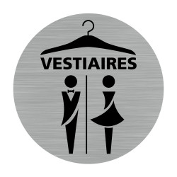 Plaque vestiaires