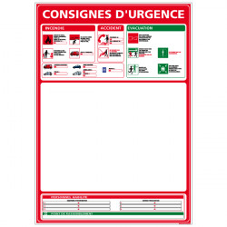 PANNEAU PLAN D'EVACUATION (A0401)