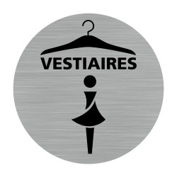 Plaque vestiaires femmes