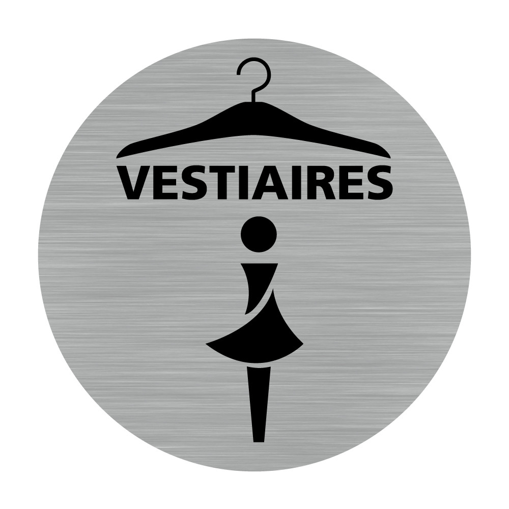 Plaque vestiaires femmes