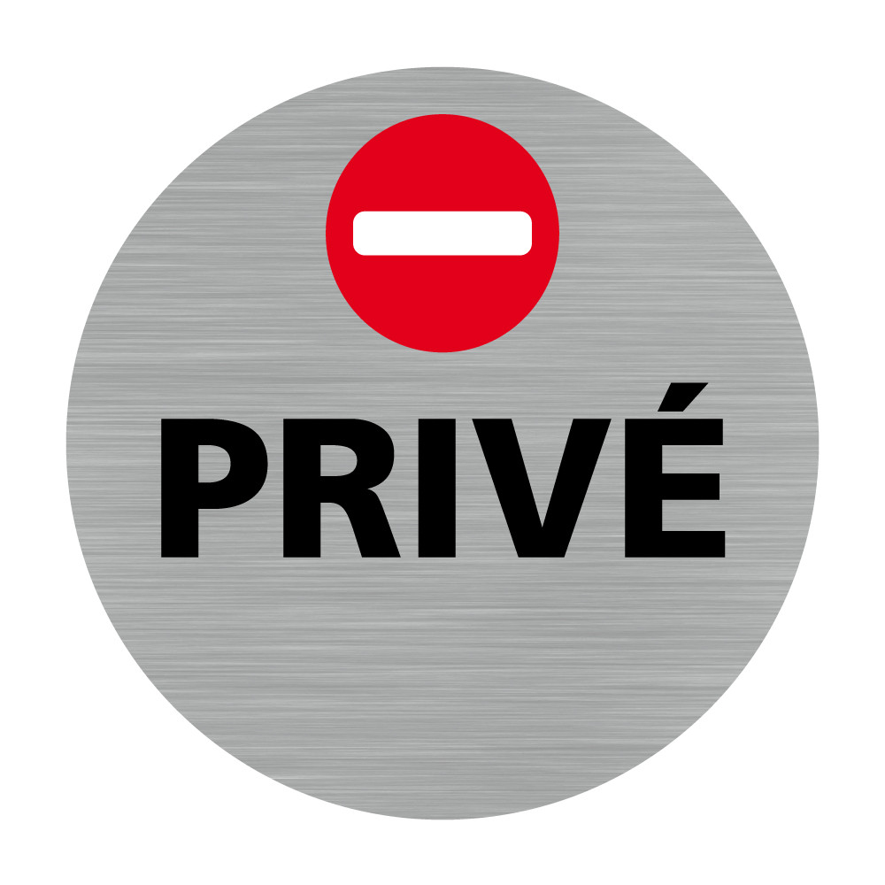 Plaque privé Plaque privé