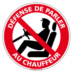 DISQUE DEFENSE DE PARLER AU CHAUFFEUR (D1045)