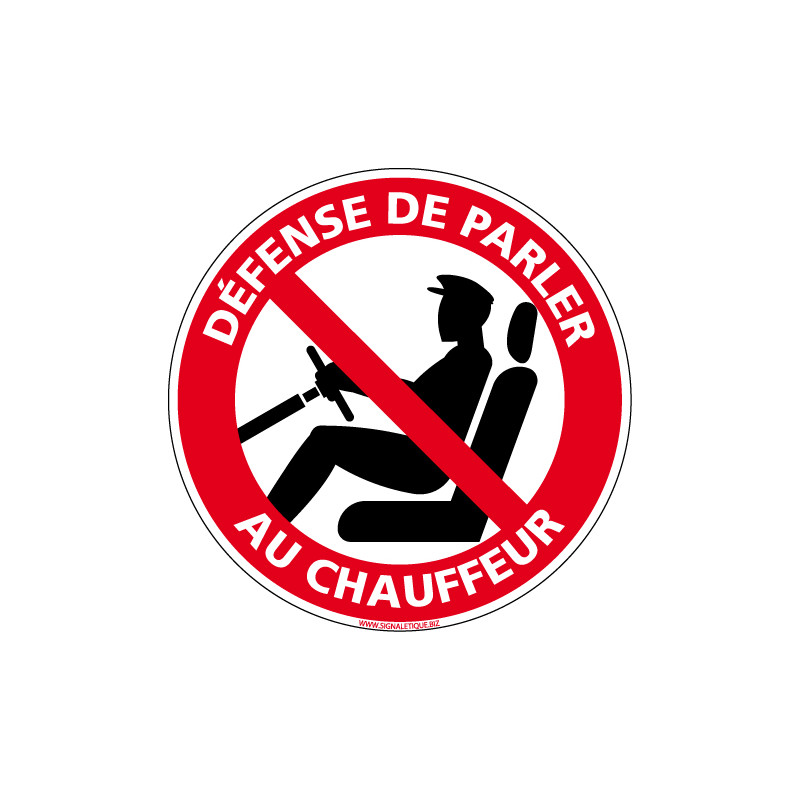 DISQUE DEFENSE DE PARLER AU CHAUFFEUR (D1045)