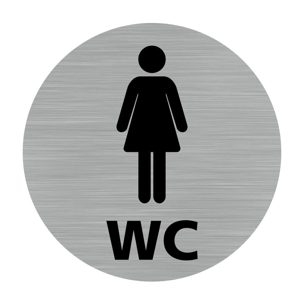 Plaque WC femme