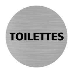 Plaque chiffre toilettes