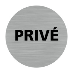 Plaque chiffre privé