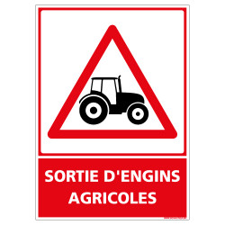 PANNEAU SORTIE D'ENGIN AGRICOLE (D1107)