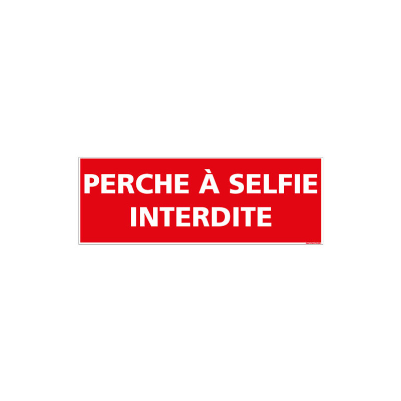 PANNEAU PERCHE A SELFIE INTERDITE (D1120)