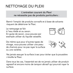 nettoyage plexiglass