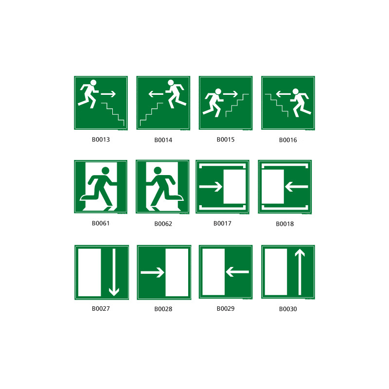 PANNEAU PICTOGRAMME EVACUATION/SECOURS