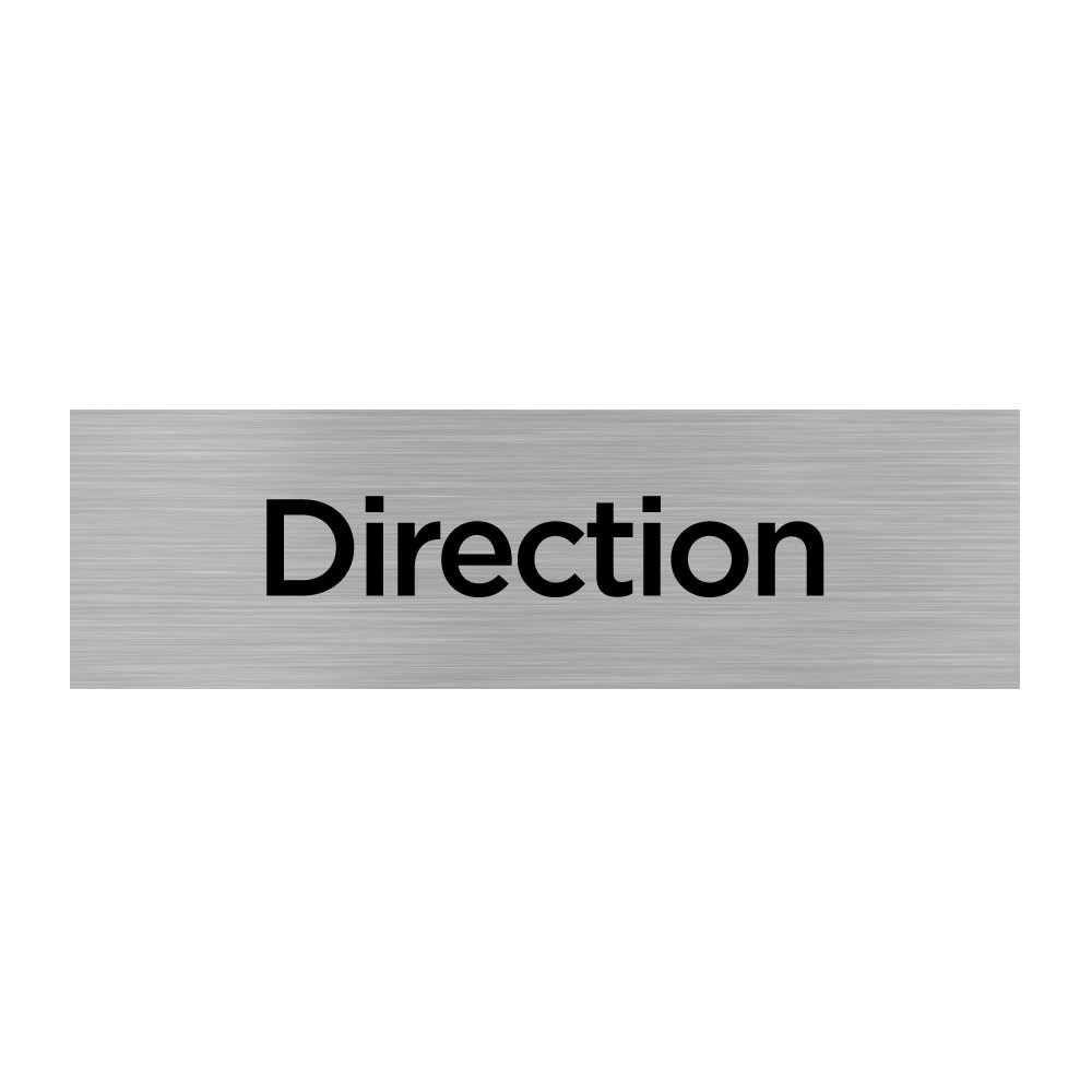 Plaque de porte rectangulaire direction Plaque de porte rectangulaire direction