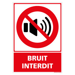 PANNEAU BRUIT INTERDIT (D1141)