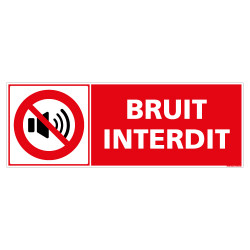 PANNEAU BRUIT INTERDIT (D1142)