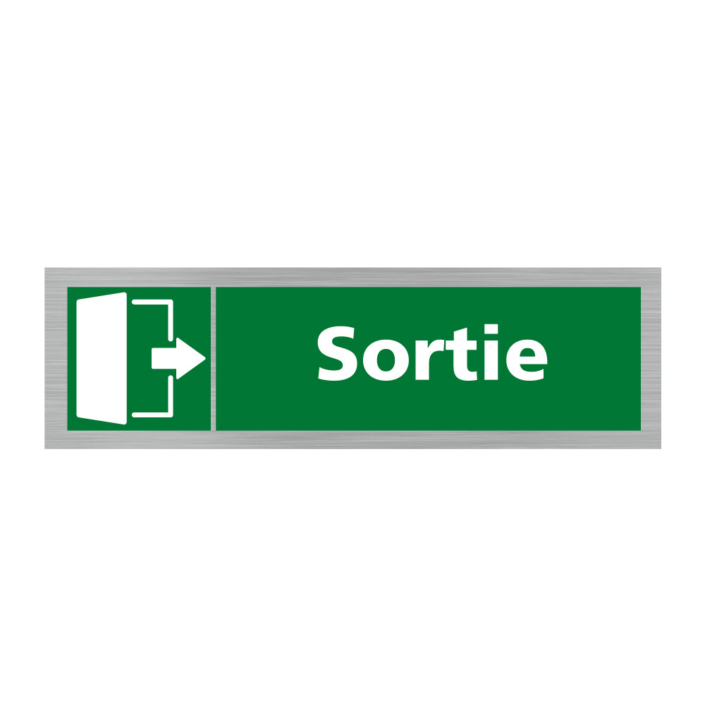 Plaque de porte rectangulaire sortie vers la droite Plaque de porte rectangulaire sortie vers la droite