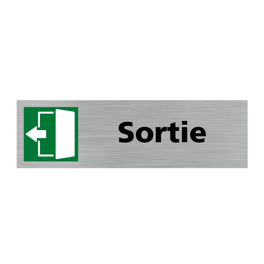 Plaque de porte rectangulaire sortie vers la gauche Plaque de porte rectangulaire sortie vers la gauche