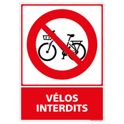 PANNEAU VELOS INTERDITS (D1205)