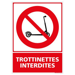 PANNEAU TROTTINETTES INTERDITES (D1239)