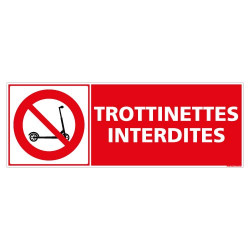 PANNEAU INTERDIT AUX TROTTINETTES (D1240)