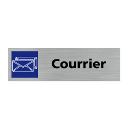 Plaque de porte rectangulaire courrier