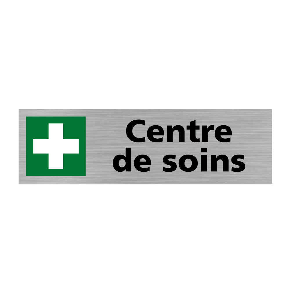Plaque de porte rectangulaire centre de soins Plaque de porte rectangulaire centre de soins