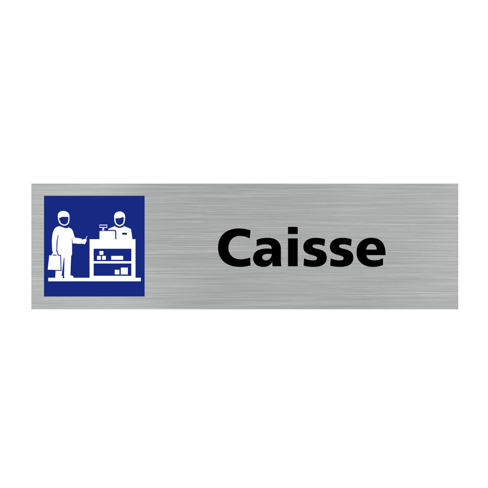 Plaque de porte rectangulaire caisse Plaque de porte rectangulaire caisse
