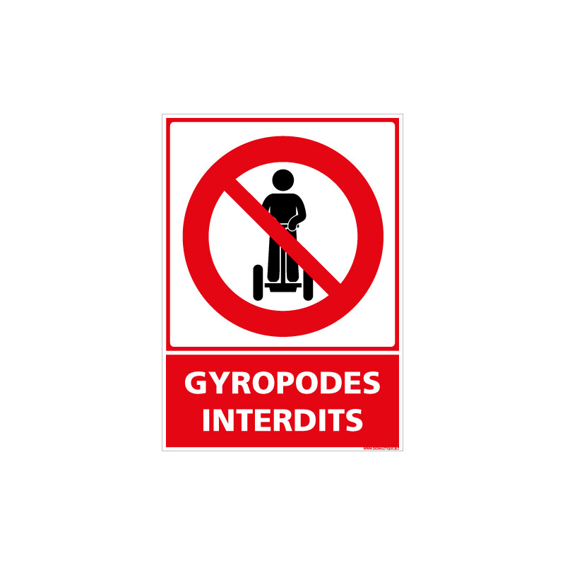 PANNEAU GYROPODES INTERDITS (D1266)