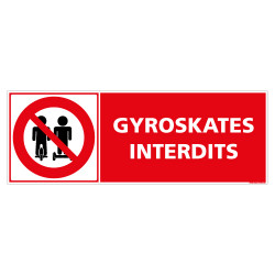 PANNEAU GYROSKATE INTERDIT (D1279)