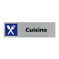 Plaque de porte rectangulaire cuisine