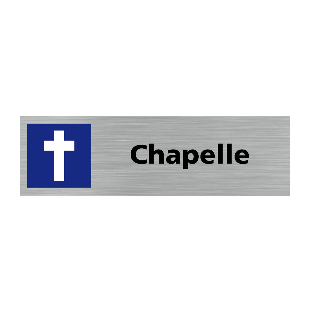 Plaque de porte rectangulaire chapelle Plaque de porte rectangulaire chapelle