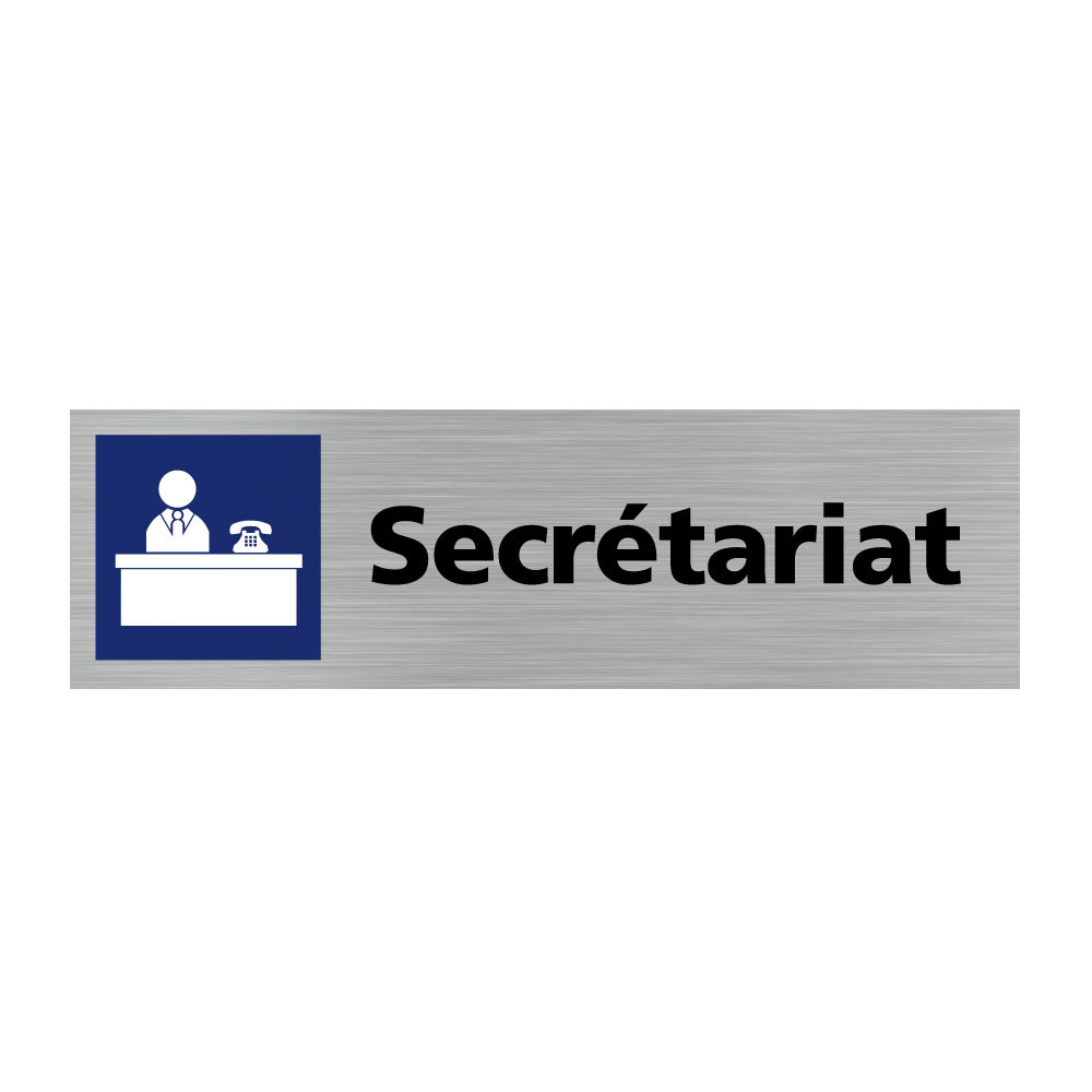 Pictogramme SECRETARIAT (Q0113). Signalisation Porte - 170 X 50 mm