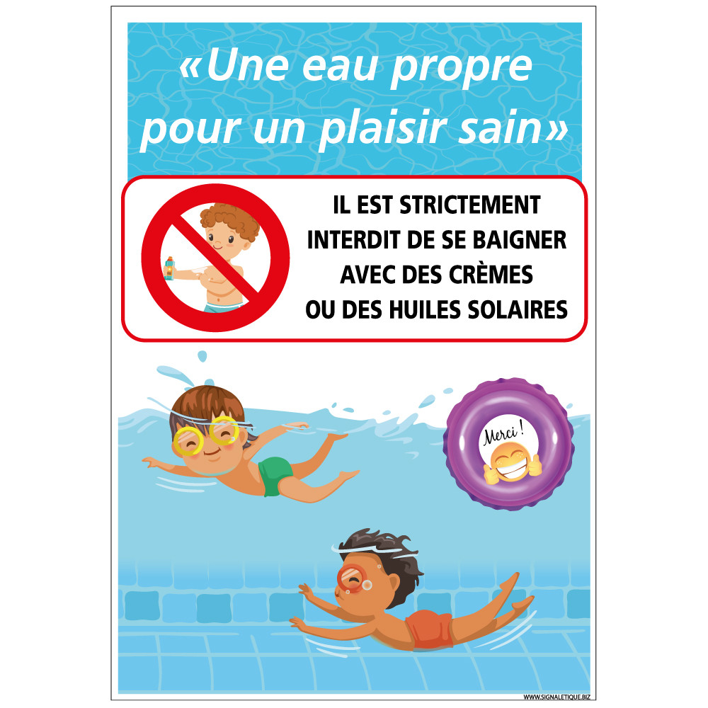 Panneau piscine une eau propre pour un plaisir sain