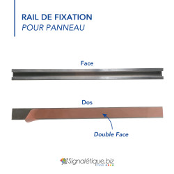 Rail de fixation panneau