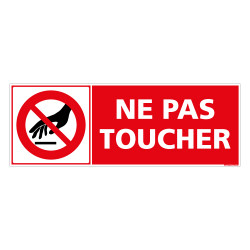 PANNEAU NE PAS TOUCHER (D1346)