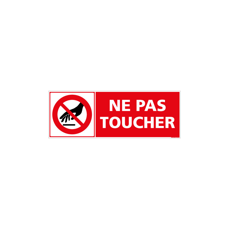 PANNEAU NE PAS TOUCHER (D1346)