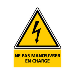 Ne pas manoeuvrer en charge