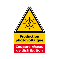 Production photovoltaïque coupure réseau de distribution