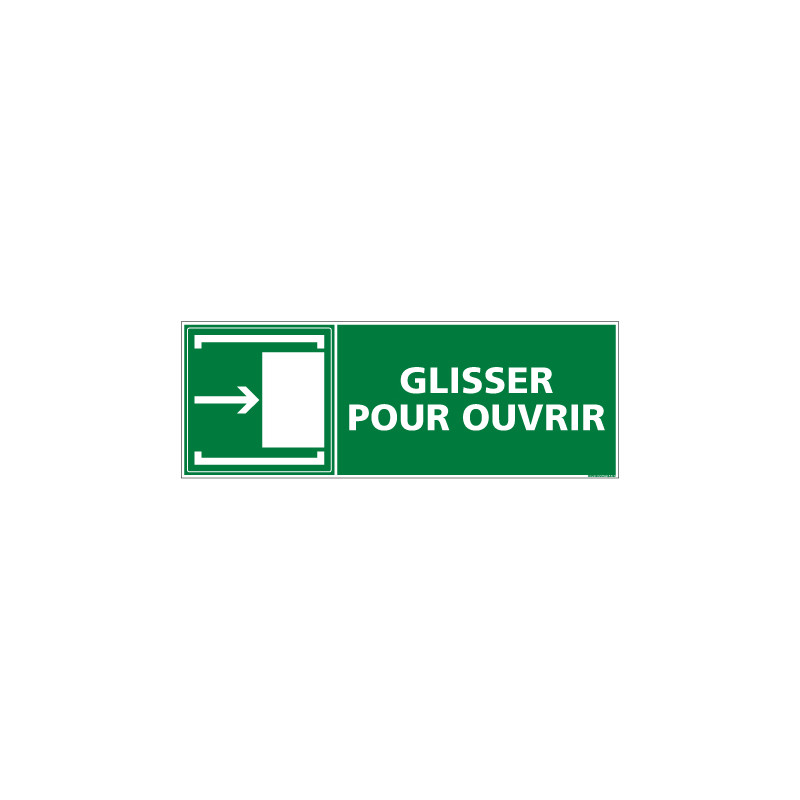 PANNEAU EVACUATION/SECOURS GLISSER POUR OUVRIR (DROITE) (B0132) PANNEAU EVACUATION/SECOURS GLISSER POUR OUVRIR (DROITE) (B0132)