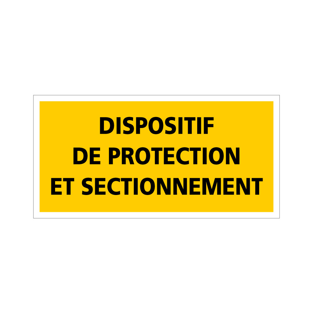 Dispositif de protection et sectionnement