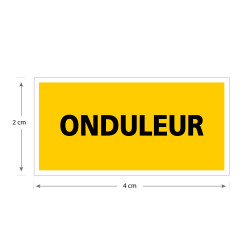 Etiquette Onduleur photovoltaïque