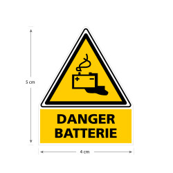 Danger batterie