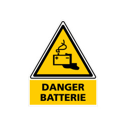 Danger batterie photovoltaïque