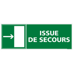PANNEAU SORTIE ISSUE DE SECOURS (DROITE) (B0139)